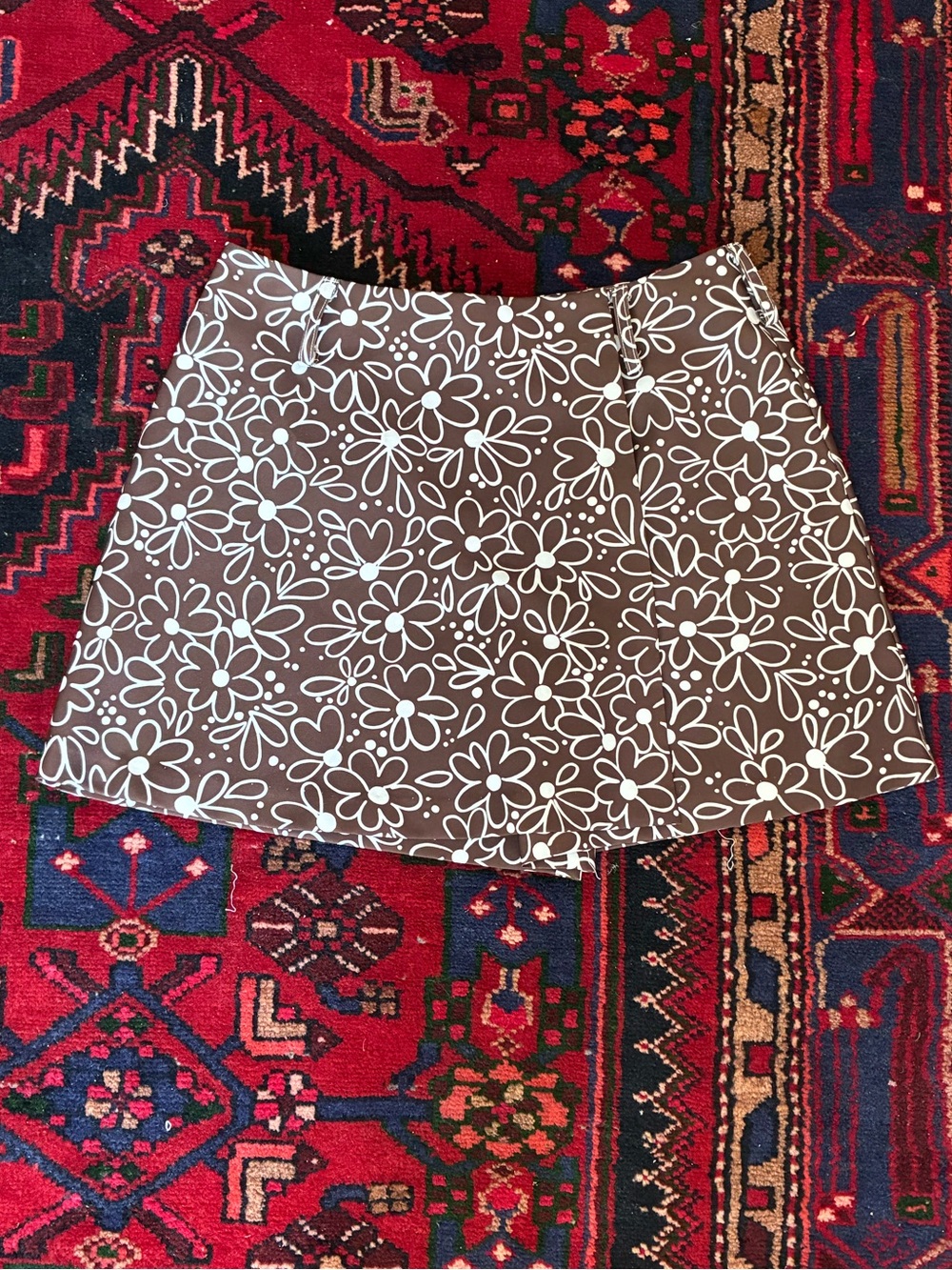 Vintage 90s Byer California Floral Skort Manufacturers Sample
